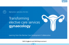 Transforming elective care services: Gynaecology: Learning from the Elective Care Development Collaborative